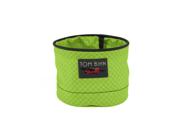 A Small Travel Tray in kiwi (green with white grid) 200 Halcyon.